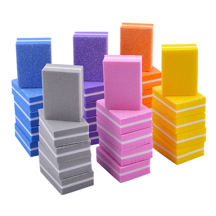 

Supplies Disposable Nail Buffers Mini Nail Buffer Block Square Double Sided Sponge Nail Buffer