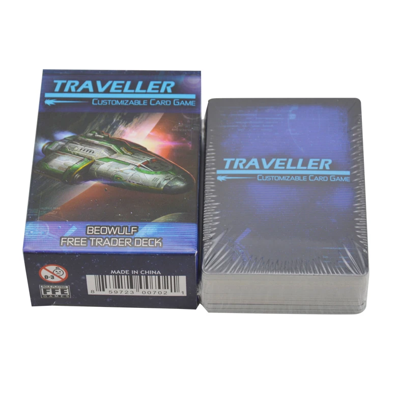 

full color linen finished germany black core paper custom playing cards with tuck boxes