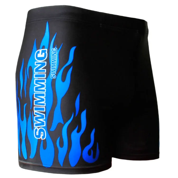 

Swimming Trunks Swimsuit NEW men's swimming suit flame swimming trunks