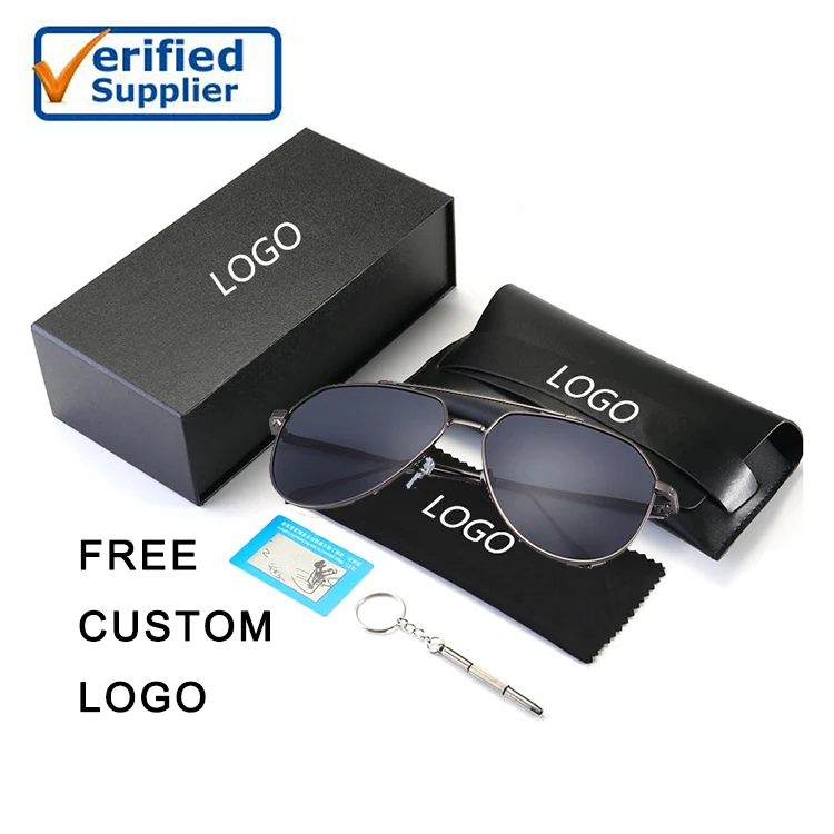 

Factory for small business high quality sunglasses custom logo sets