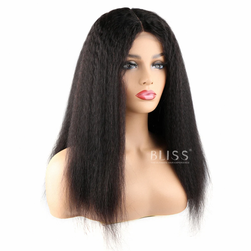 

machine made kinky straight wigs Human Hair Wigs remy brazilian water wave human hair