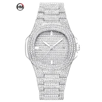 

Hannah Martin HM-510 Ladies Quartz Wrist Watch 2019 Hot Sale Luxury Silver Diamond Stainless Steel Watches relojes hombre
