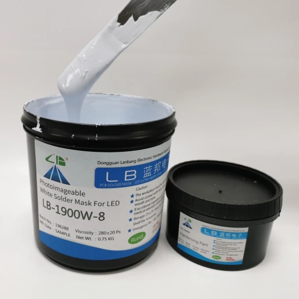 
High quality solder mask PCB photosensitive white ink 