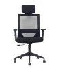VISKY high quality stackable meeting chair mesh chair with wheels