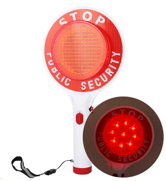 Traffic Safety Signs Handheld Led Flashing Stop Sign Led Stop Go ...