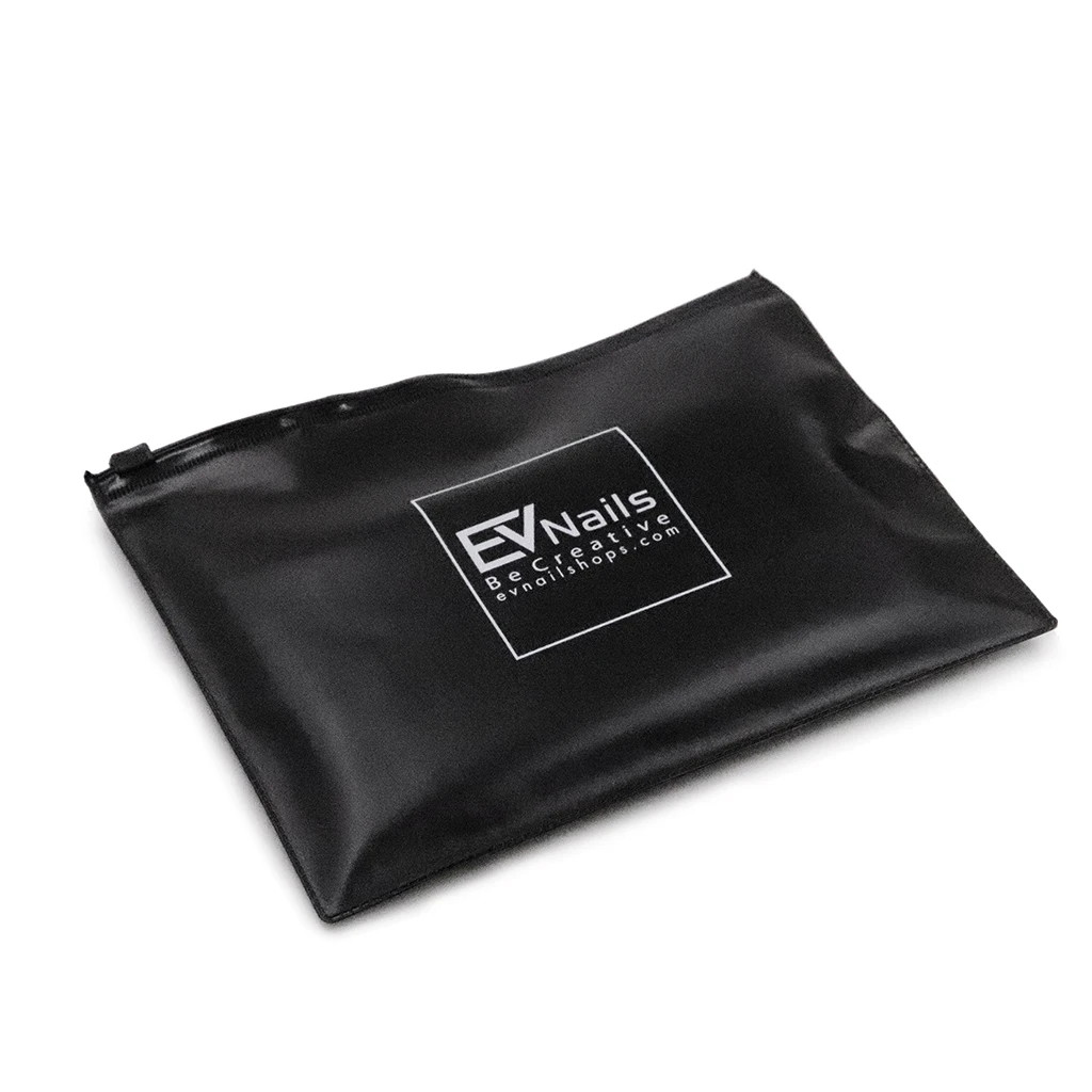 

Black PVC biodegradable packaging pouch waterproof dustproof clothing ziplock bag accept custom logo