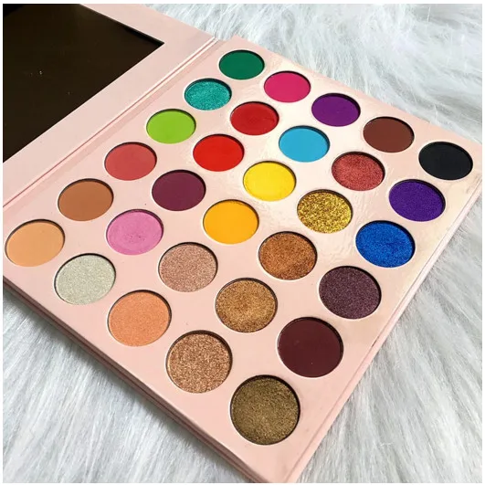 

30 color makeup private label custom logo eyeshadow palette, 30color