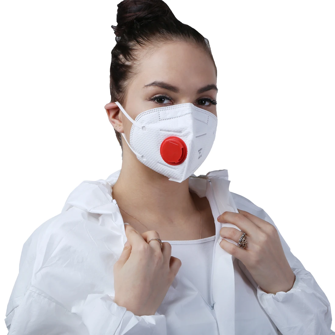 disposable 3d face mask, 3-ply and ear-loop
