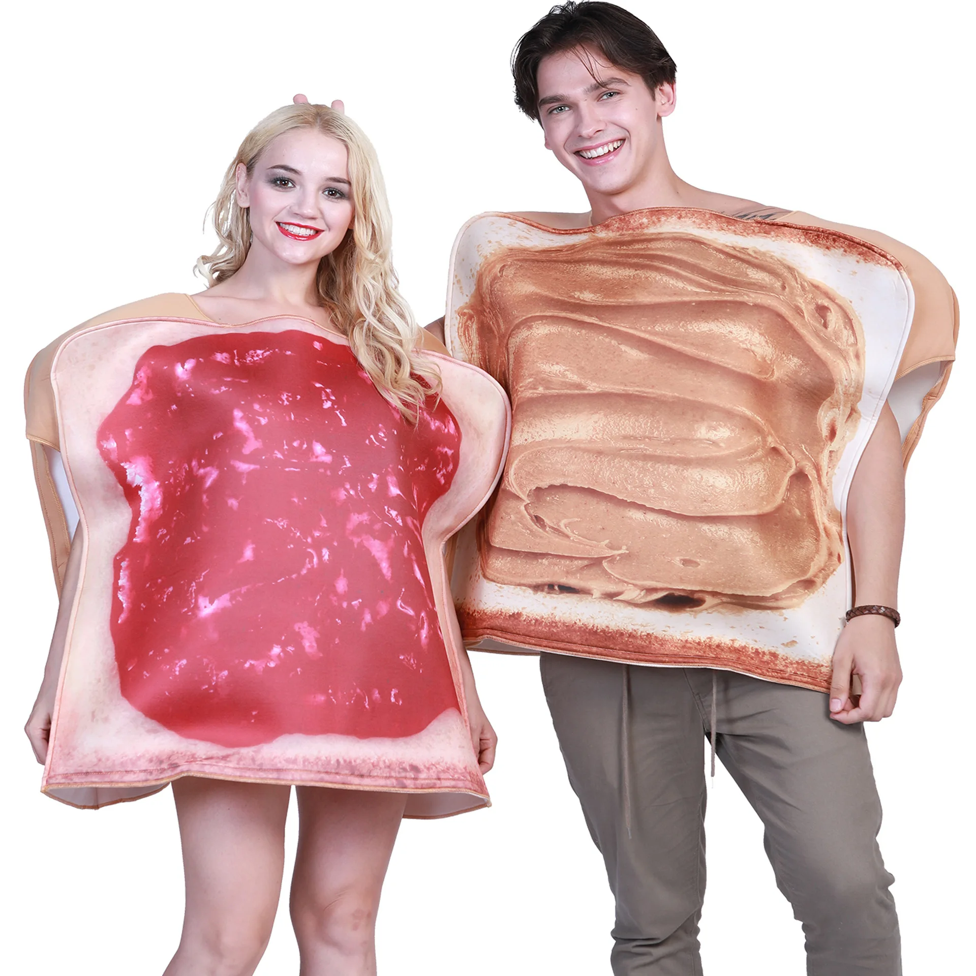 Halloween Lebensmittel Cosplay Kostum Erdbeere Marmelade Erdnuss Butter Brot Paar Anzug Buy Brot Cosplay Kostum Lebensmittel Cosplay Kostume Paar Leistung Kostum Product On Alibaba Com