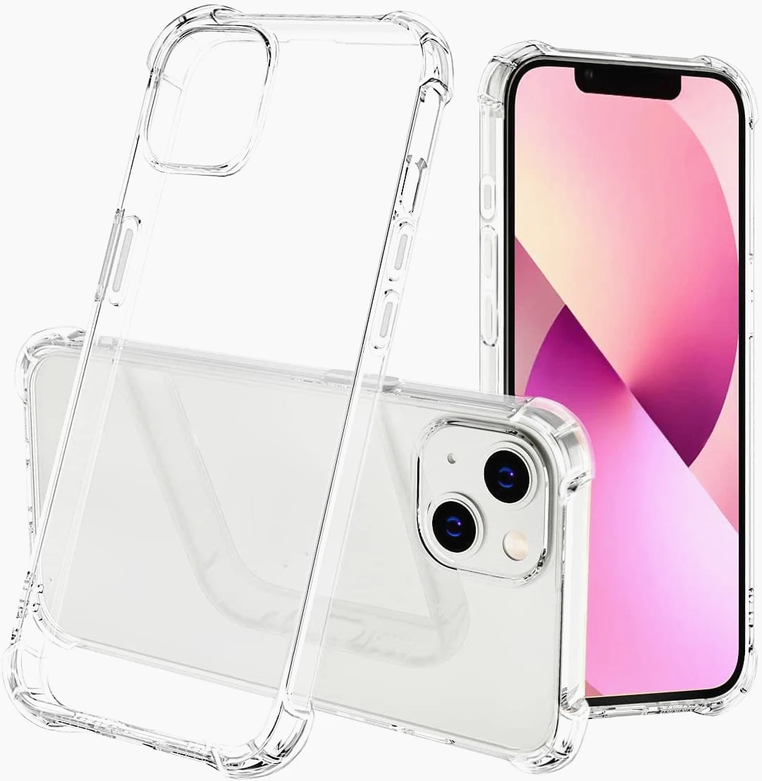 

Shockproof Silicone Clear Phone Case For iPhone 11 7 XR Case Soft Back Cover For iPhone 11 12 13 Pro XS Max X 8 7 6 6s Plus Case