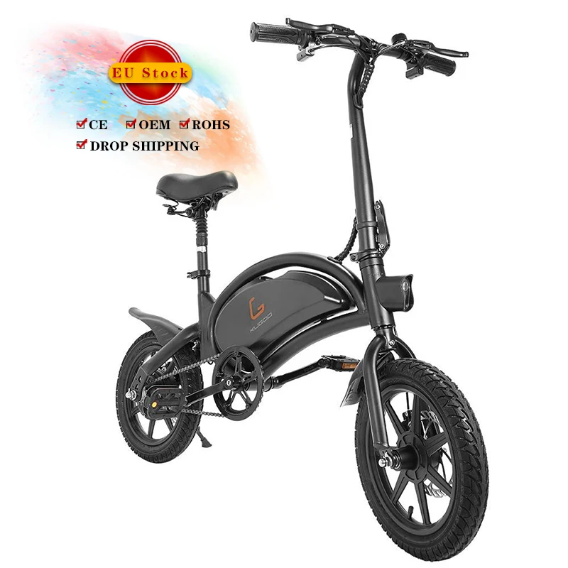 

Kugoo Kirin V1/B2 EU warehouse two wheel foldable electric scooter FCC ROHS CE 400w fashionable e bike