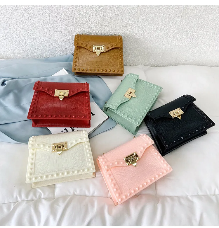 

Lady Designers Purses Handbags Women Jelly Trendy Fashion Hand Bags