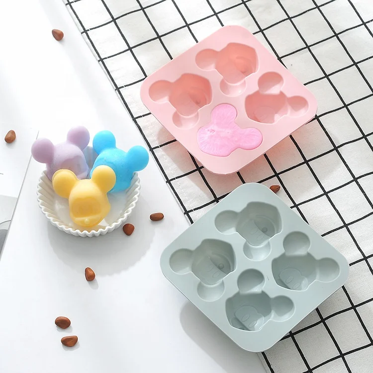 

Trending hot products Silicone Cake Baking Mold Handmade Soap Red Candy Chocolate DIY Ice Tray Mold, Blue pink