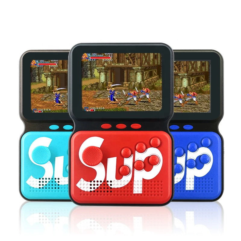 

Top quality Sup X9 X12 X6 Portable Video Games Consoles Retro Classic 900 in 1 Multifunction handheld Game Player, Red/green/blue