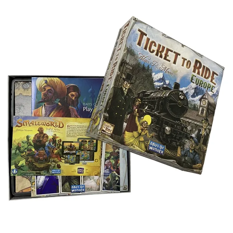 

Factory price board game ticket to EURO Party Card Game
