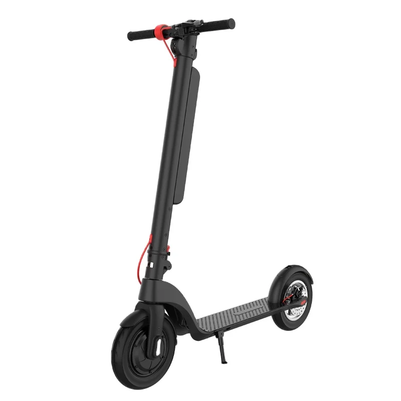

New Arrival Motor 350W Air Wheel Removable Battery 36V 10Ah Long Distance 45KM 3 Seconds Electric Foldable Scooters, Black