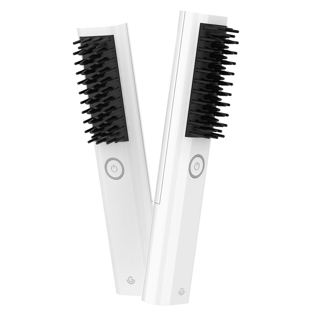 

2020 new beauty equipment hot selling private label mini portable cordless anti static straightener electric straight hair comb