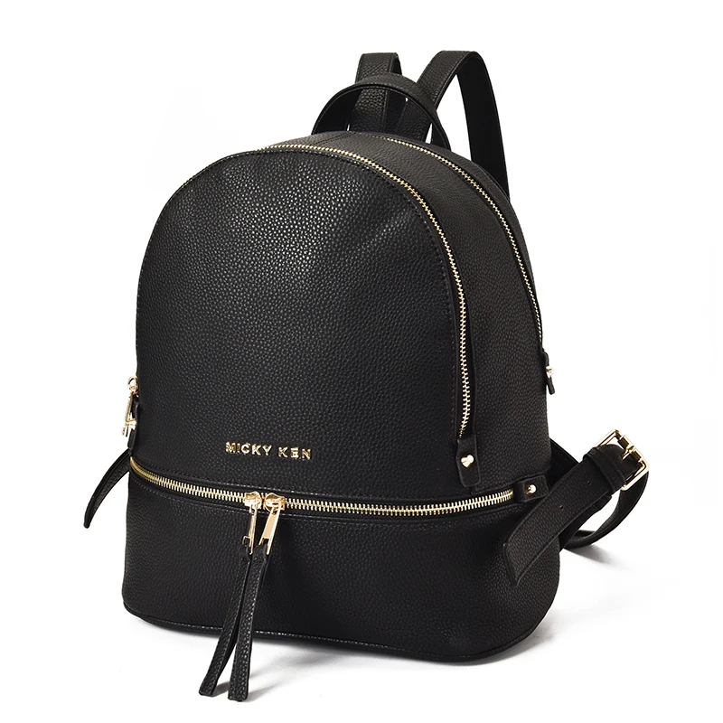 

Custom luxury girls college school bagpack women daily casual pu leather backpack for ladies