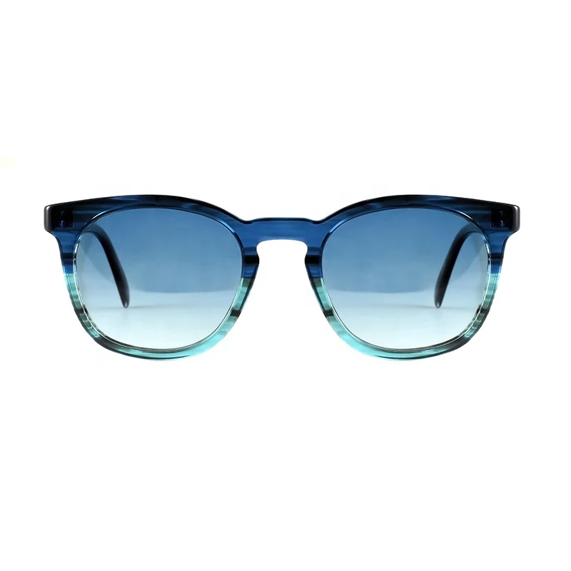 

2021 Hot Sale UV400 Protected Womens Trendy Custom Bevel Square Acetate Polarized Sunglasses For Men