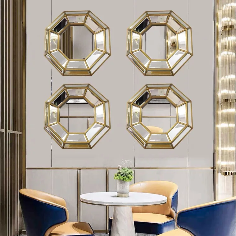 

Factory spot wall decoration mirror wall decoration, Gold
