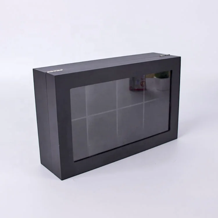 
Custom lacquered 6 compartments chinese gift wooden tea 