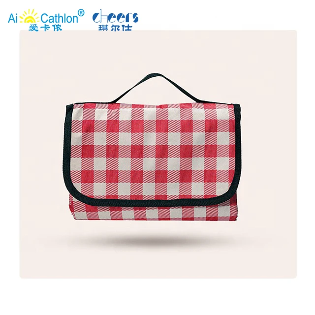 

Waterproof Beach Blanket Outdoor Portable Folding Picnic Mat, Customised