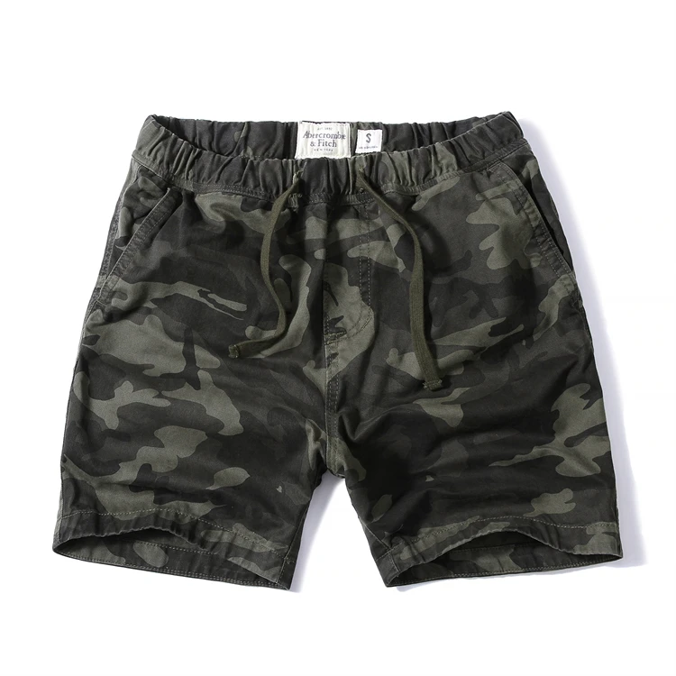 

Hot sale 2022 new short Camouflage Cargo Mens Shorts Summer Casual Cotton Military Terry Summer Drawing Zippered Sweat Bermuda