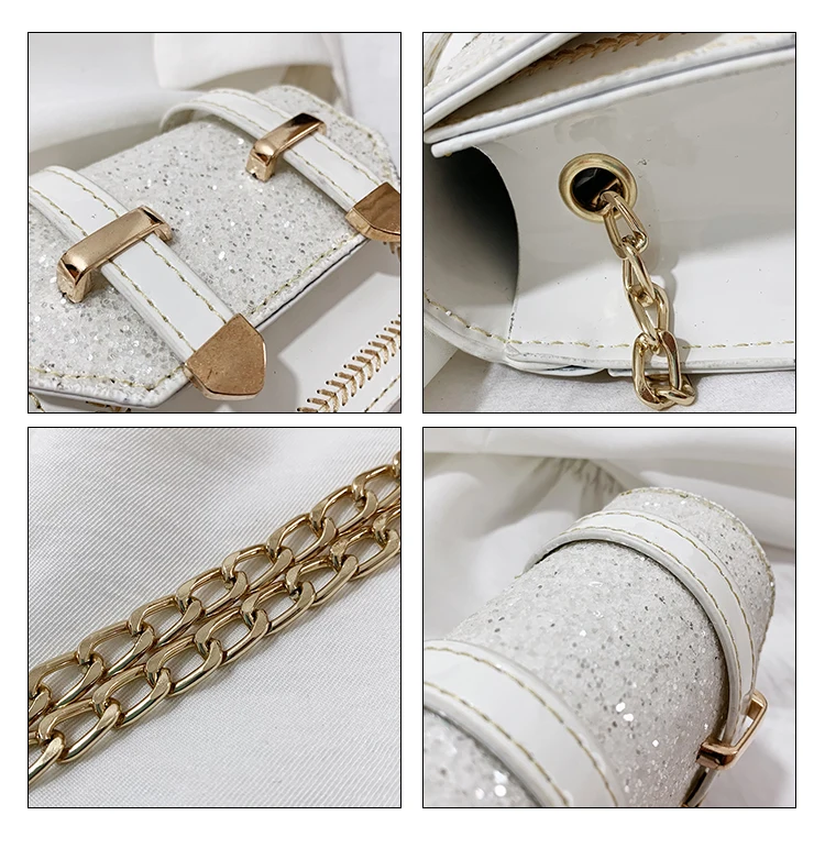 ks3373 cute ladies bling bag mini chain bag flap women purse bag