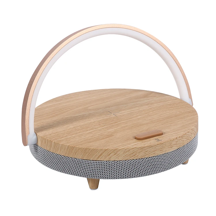 

LED light wireless charger wireless speaker With Smart Sensor Charger