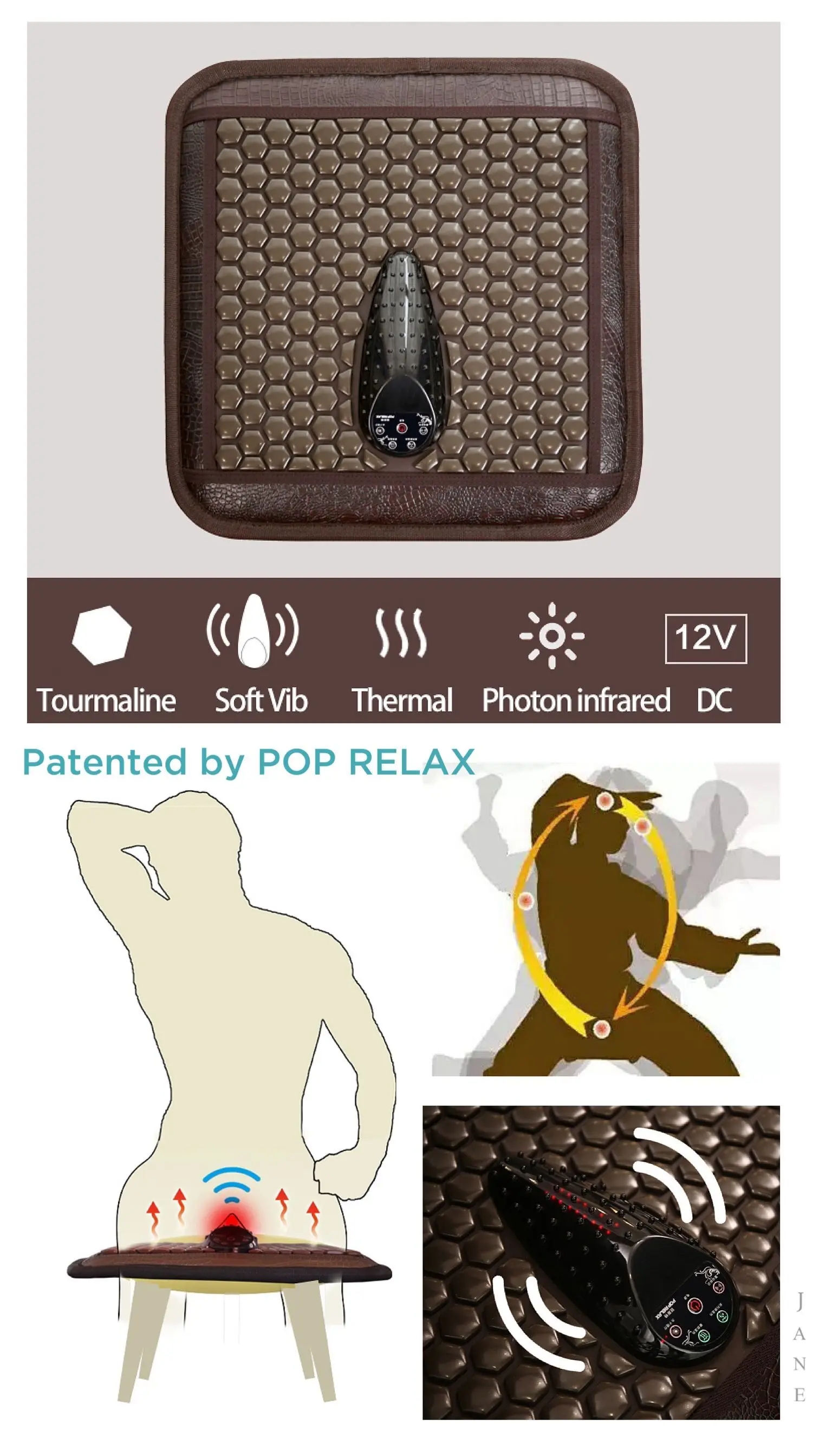 Amazon Best Selling Thermal Prostate Massager Tourmaline Mattress