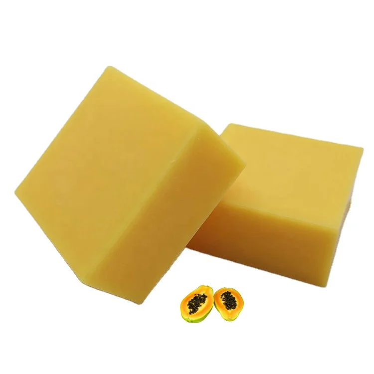 

papaya whitening soap bar low moq keep water oil balance solve acne smooth skin antiseptic herbal soap fruit scent