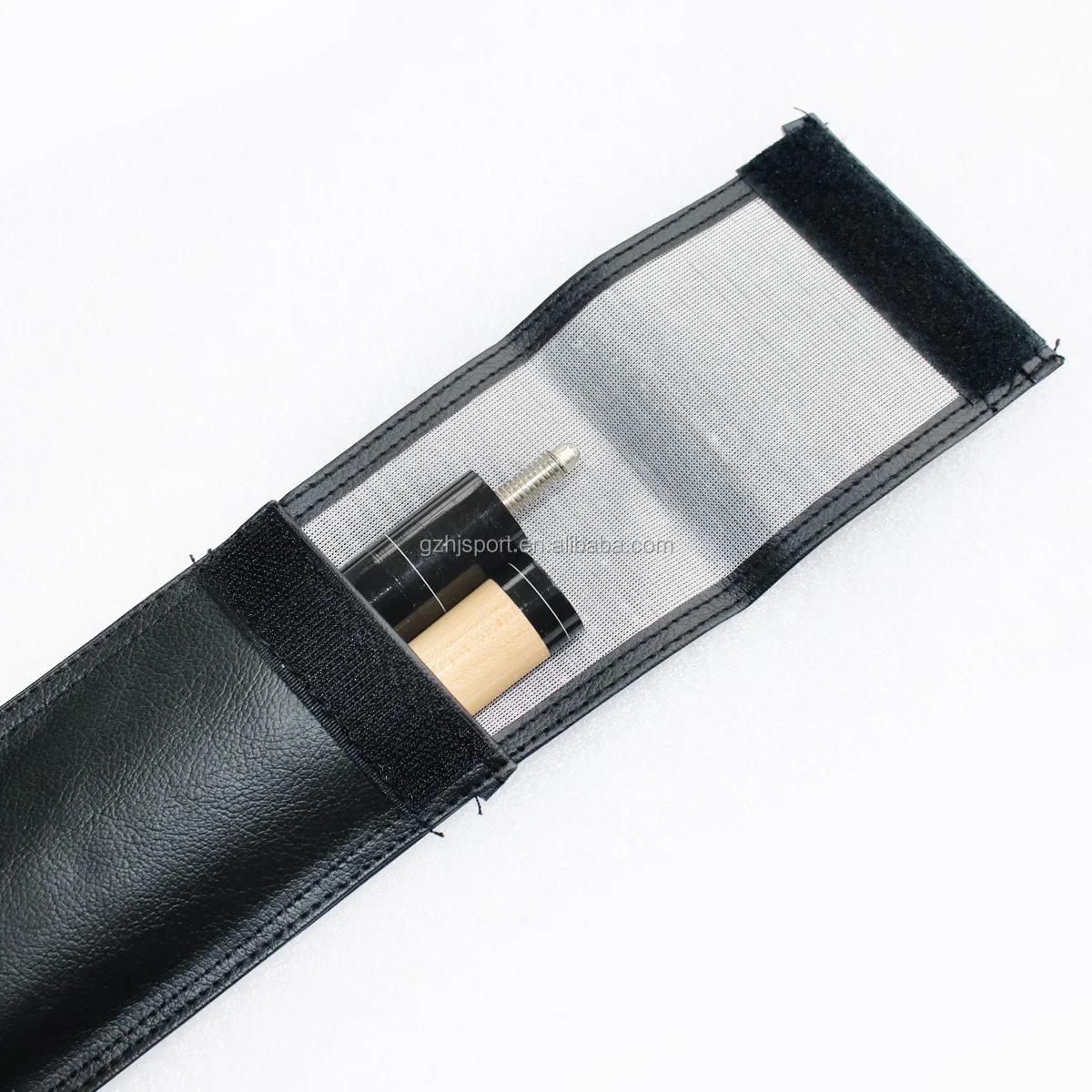 Black Soft Billiard Cue Case Billiards Bag For 1/2 Snooker Cue Stick