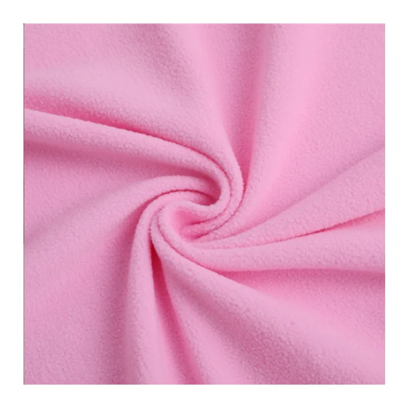 

Repreve Recycle RPET Knitted 100%Polyester Single Side Brushed Microfiber Polar Fleece Fabric for Blankets