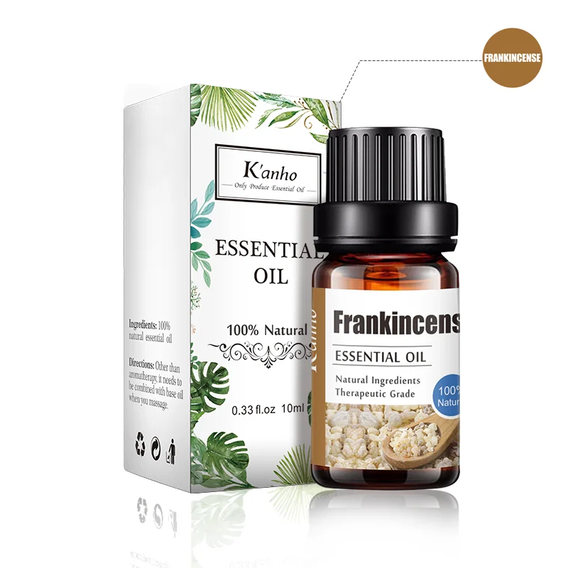 

Hot Selling Organic Pure Natural Plant Ingredients Frankincense Body Oil 10ml Essential Oil for Skin Care