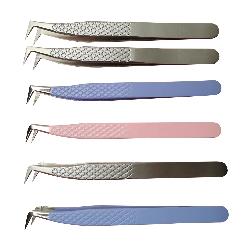 

Nano Grip Fiber Tip Tweezer Blue Fiber Tip Tweezers Fiber Tip Tweezers For Eyelash Extension