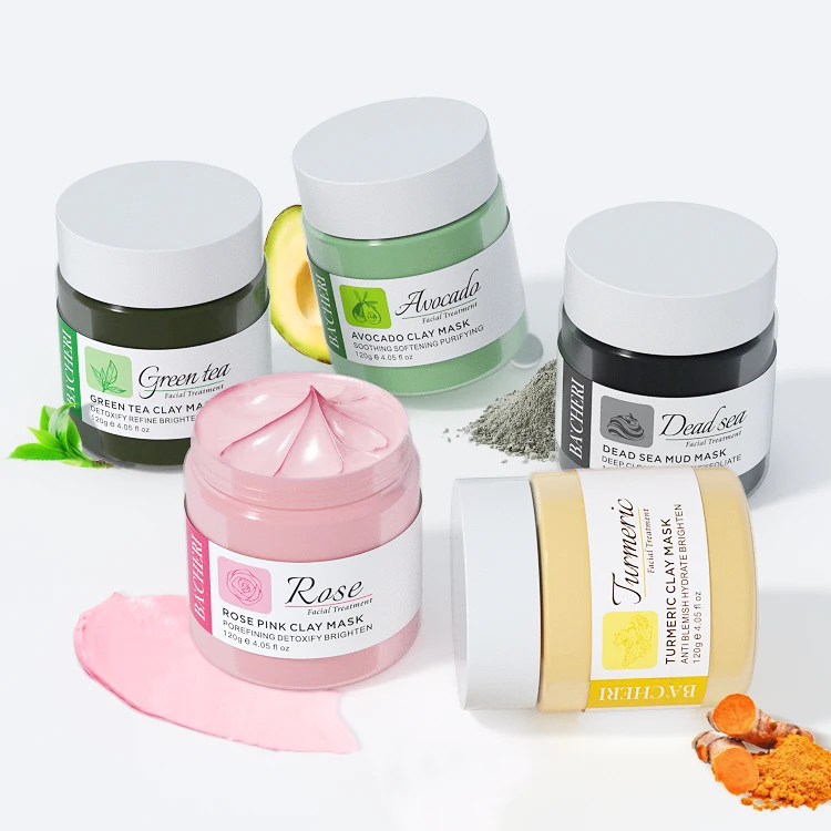 

Hot Sale Private Label Skin Care Natural Organic Moisturizing Cleansing Whitening Oil Control Green Tea Mask