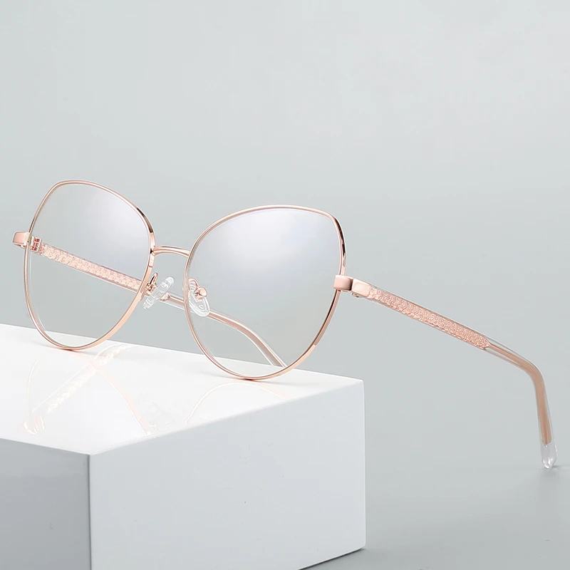 

Quality Metal Frame Clear Lens Anti Blue Light Glasses, 6 color