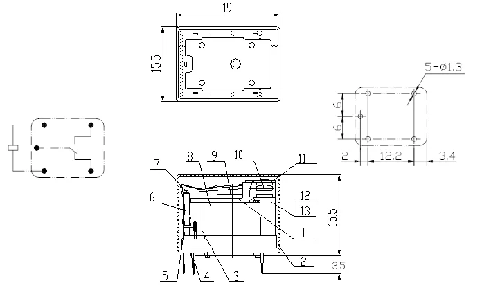 Ls t73 реле схема