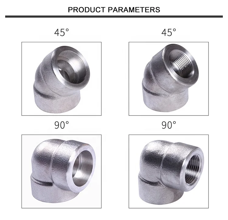 Forged A105 Carbon Steel NPT Threaded Pipe Fittings