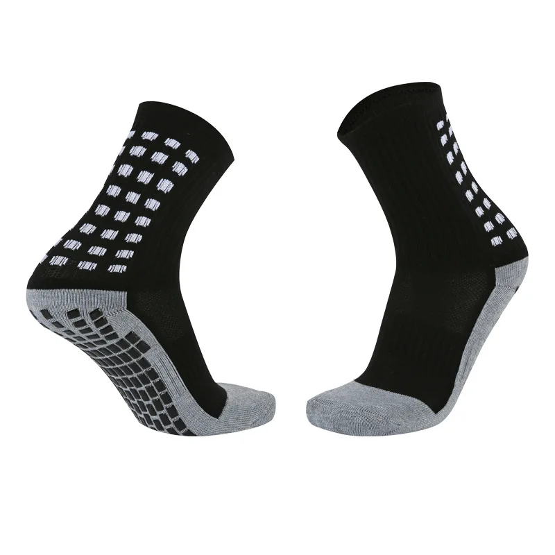 

Professional Soccer Athletic Sport Basketball Gripper Anti Slip Sport Socks, Black