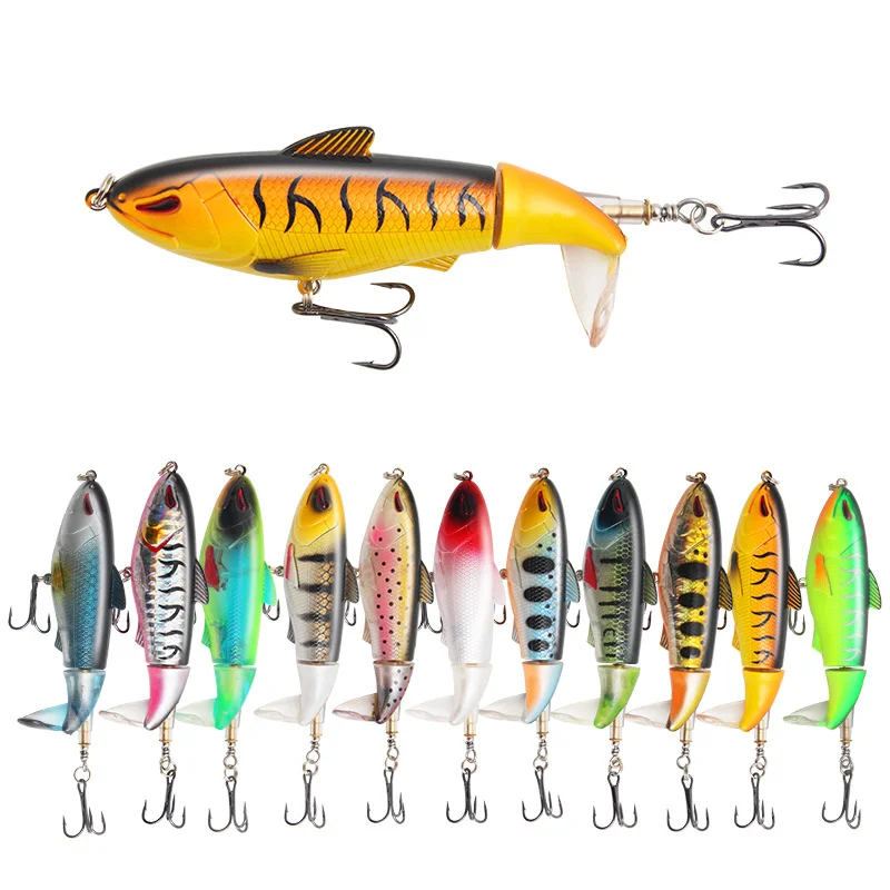 

2021 Wholesale Artificial Floating Popper Bait Fake Fishing Lure 95mm Popper Lure, 11 colors