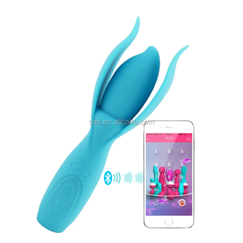 Rechargeable Mini Wireless Remote Control Silicone App Smart Phone Bluetooth Sex Toy Vibrator 3170