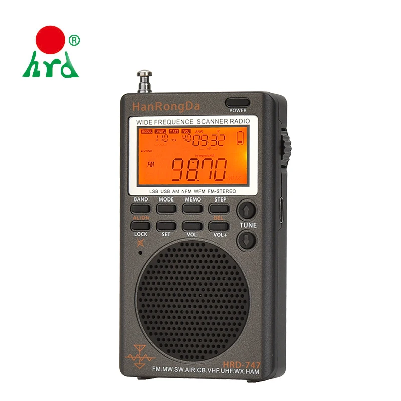 

Factory Price Mini Digital All Band FM AM SW AIR Pocket Portable Rechargeable Radio