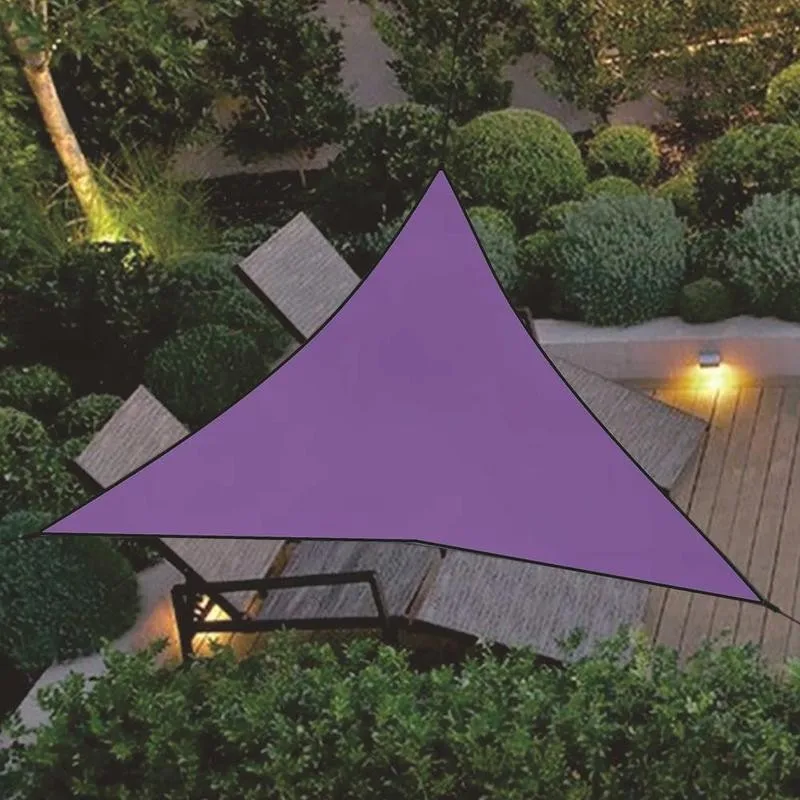 

Free Shipping 4x4x5.7M Waterproof Oxford Triangle Shade Sail Canopy Swimming Sun Shelter Outdoor Camping Yard Sail Awnings