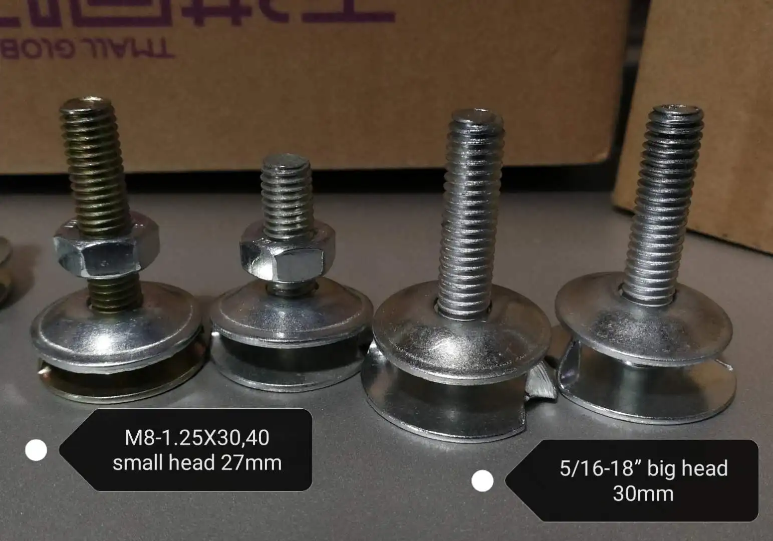 Seating Screws With Cupped Washer Euro Bucket Screw Fanged Elevator