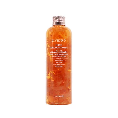 

Hot Sale 250ml Deep Hydrating Moisturizing Brightening Organic Rose Petal Serum Water Toner