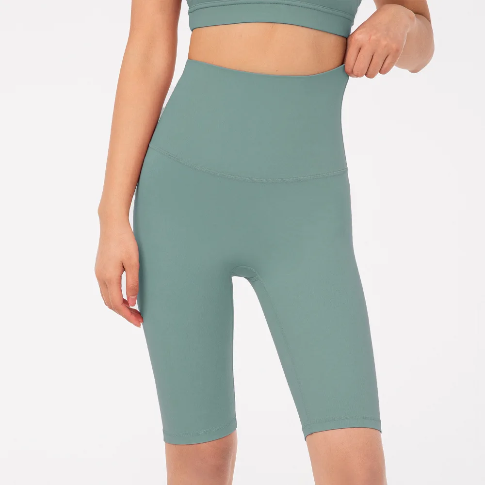

Nylon Custom Logo Biker Shorts High Waist Womens Shorts Sweat Pants Fitness Gym Wear Yoga Wear Pants Women Workout Shorts, Customized colors