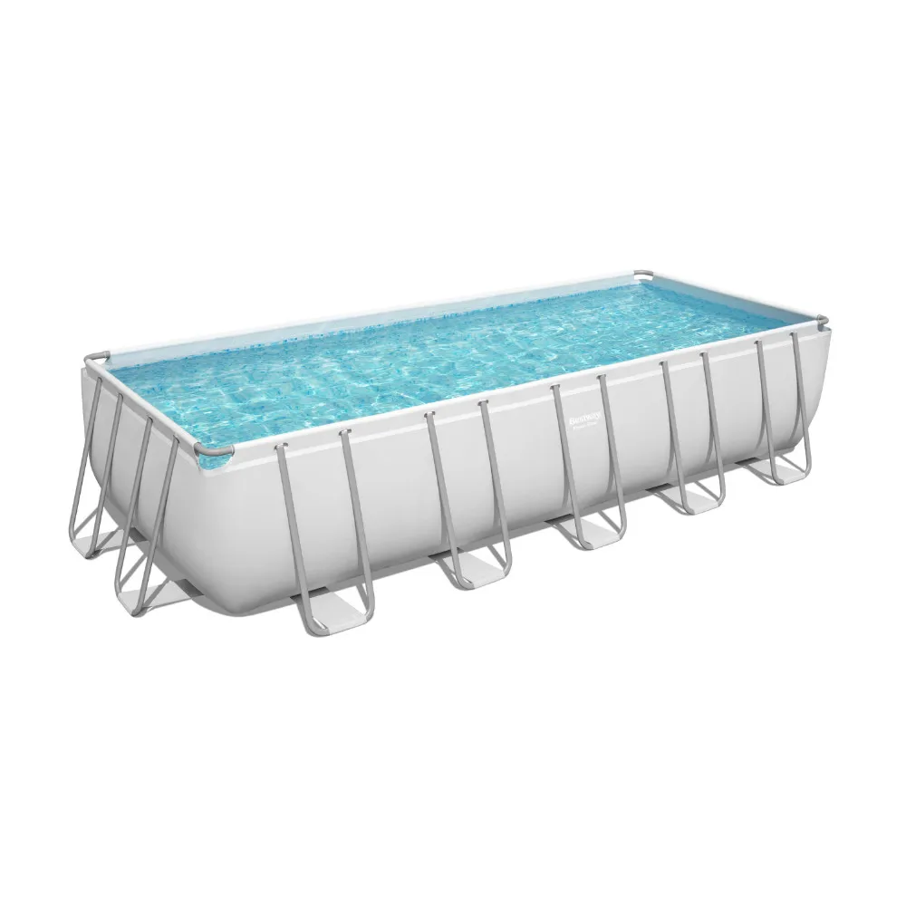 

Bestway 5611Z  above ground rectangular steel family use swimming pool set, As picture
