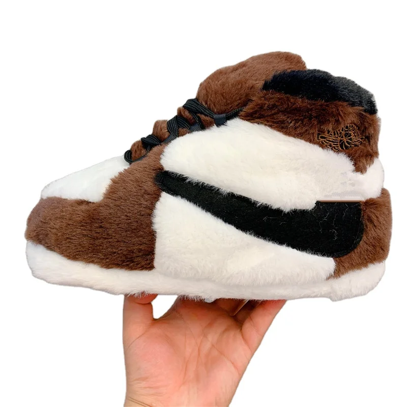 

Women Winter Cotton Slippers Foam Sneakers Warm Bread Fat Shoes Men Indoor Home Shoes, Requirement