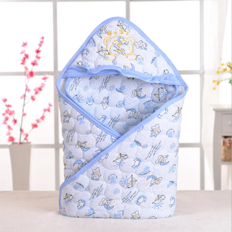 

Wholesale 2020 baby sleeping bag newborn quilt baby swaddling quilt four seasons cartoon baby cover blanket, Picture shown